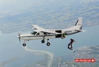 Cessna Caravan luftbilder air to air hohenems