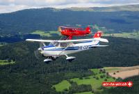 Cessna C172 Luftbilder air to air HB-CQF