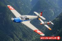 Messerschmitt Me 108 Taifun Pilatus P3 air to air luftbilder 