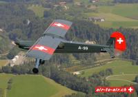 Storch A99 HB-EJJ air to air luftbilder