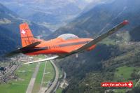 Pilatus pc7 air to air swiss air force T7-PCS a-910