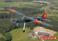 Storch A99 HB-EJJ air to air luftbilder