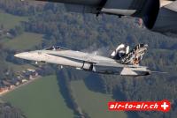 Fa18c J-5011 Swiss Air Force air ro air luftbilder
